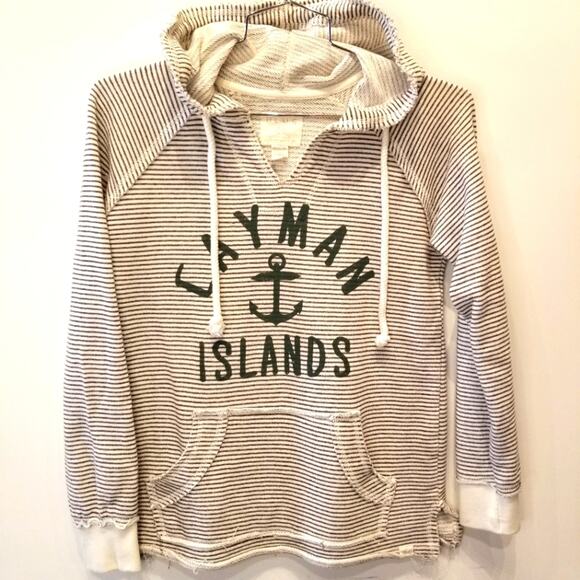 Cayman Islands Grand Cayman Hooded Sweatshirt Cotton Polyester Size S - Picture 1 of 8